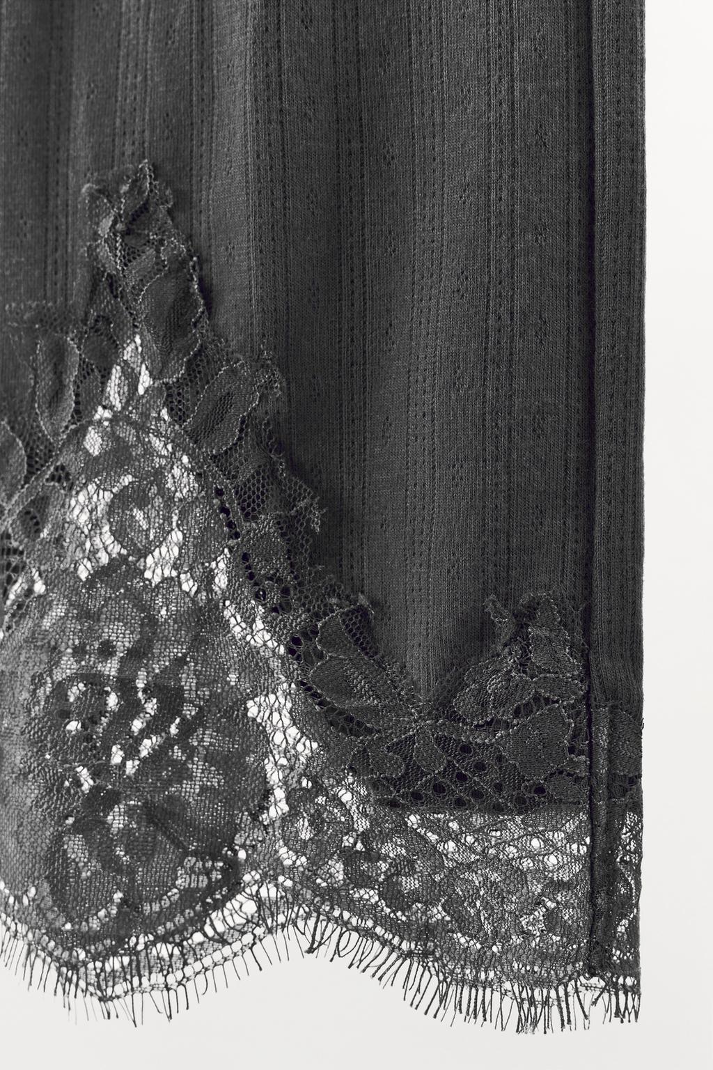 БРЮКИ POINTELLE С КРУЖЕВОМ