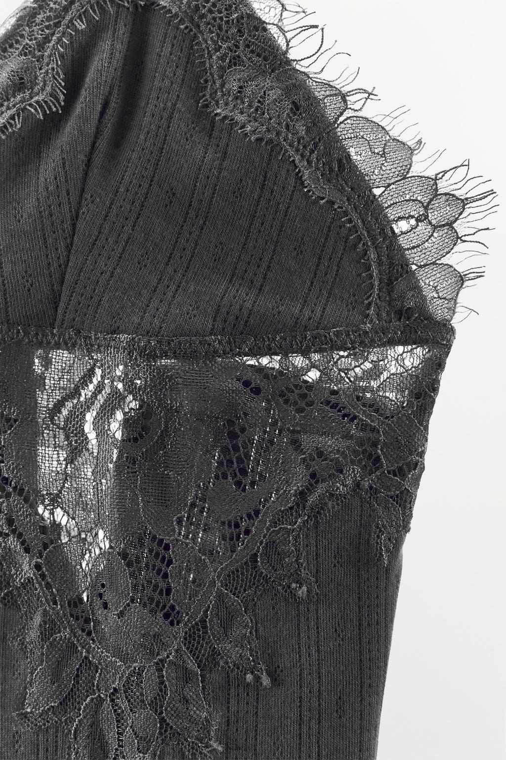 ТОП КРУПНОЙ ВЯЗКИ С КРУЖЕВОМ