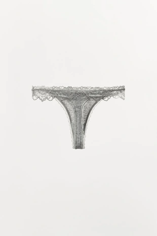 Трусы танга POINTELLE с кружевом- Заказать в России