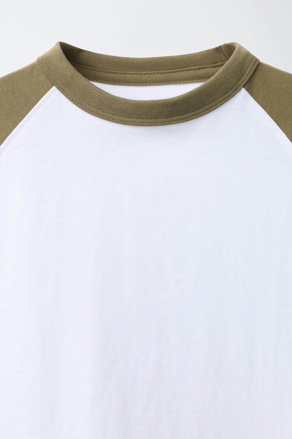 ФУТБОЛКА РЕГЛАН С ВЫШИТОЙ НАДПИСЬЮ