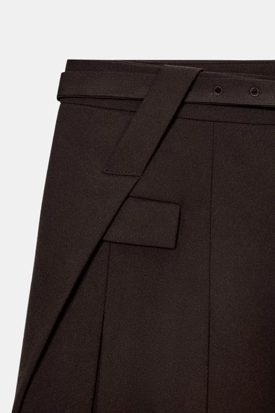 ЮБКА МИДИ В СКЛАДКУ — коллекция Zara «ZW»