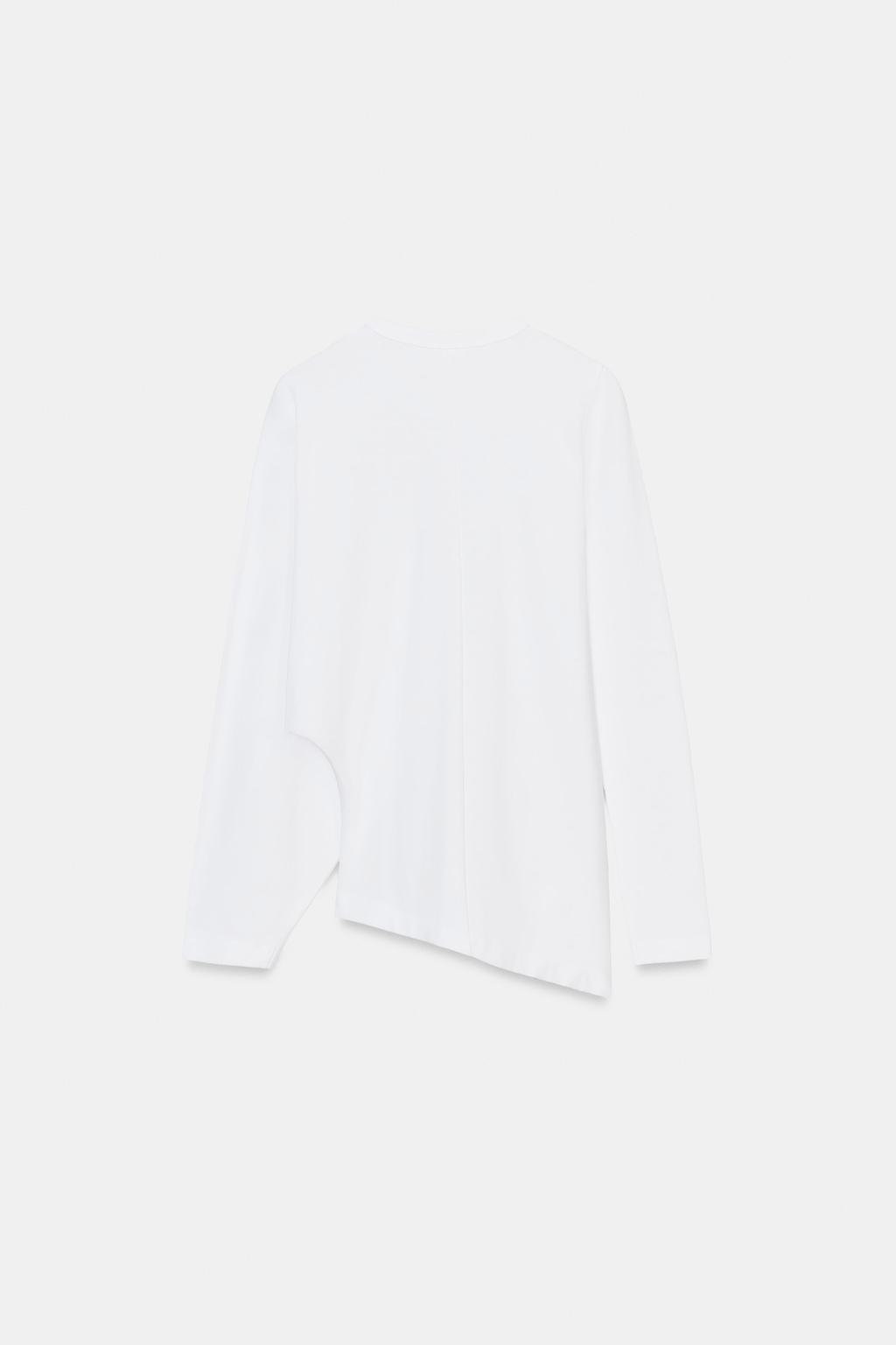 АСИММЕТРИЧНАЯ ФУТБОЛКА С ДЛИННЫМИ РУКАВАМИ