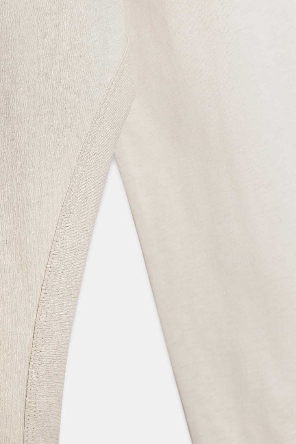 ФУТБОЛКА АСИММЕТРИЧНОГО КРОЯ В СТИЛЕ РУСТИК