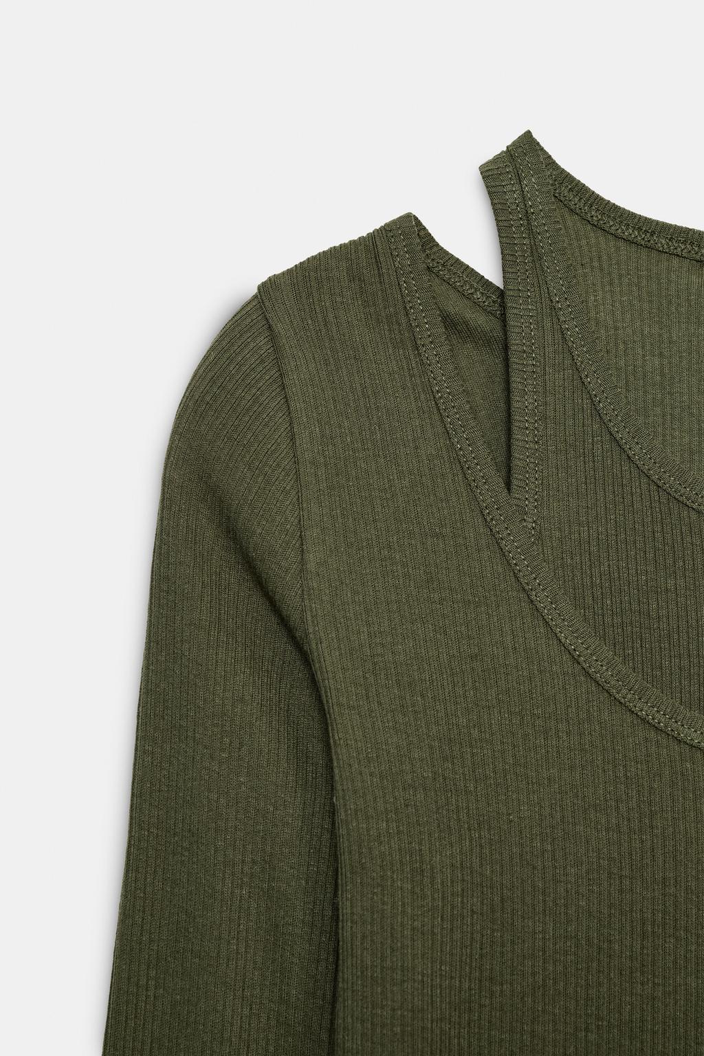 ФУТБОЛКА В РУБЧИК С ДВОЙНОЙ ОТДЕЛКОЙ