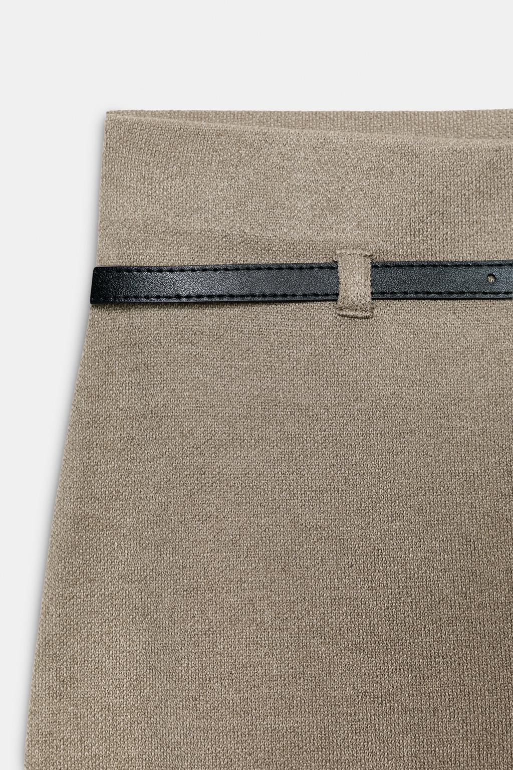 БРЮКИ ПАЛАЦЦО С РЕМНЕМ