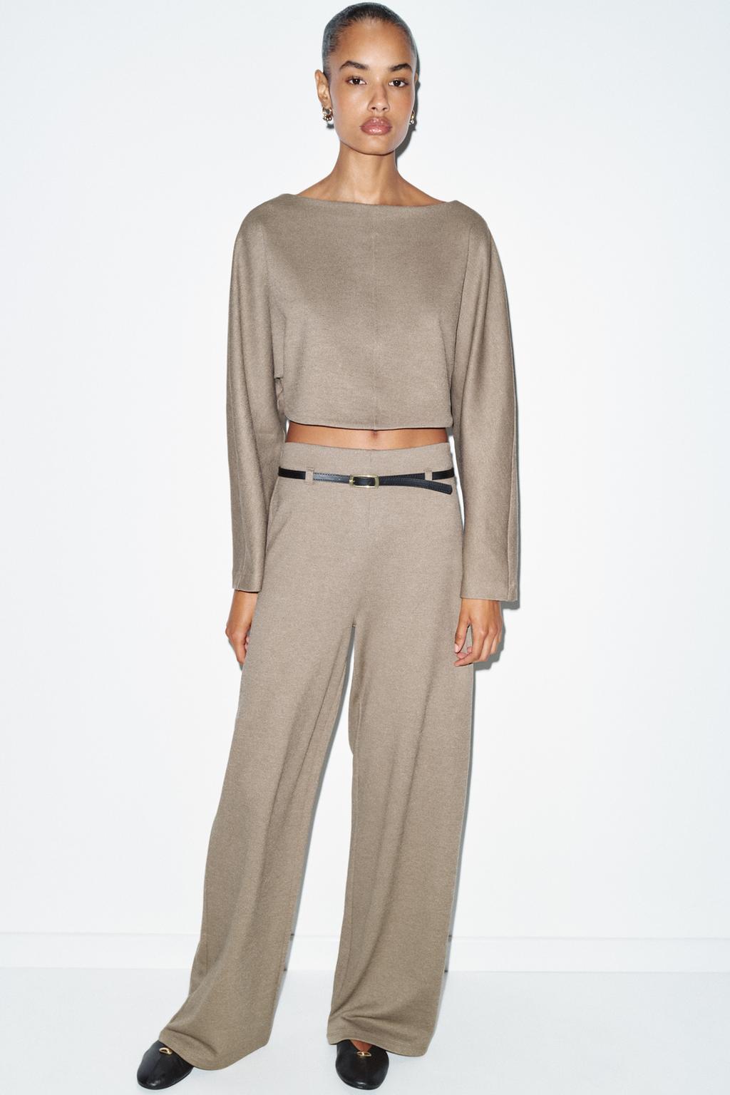 БРЮКИ ПАЛАЦЦО С РЕМНЕМ