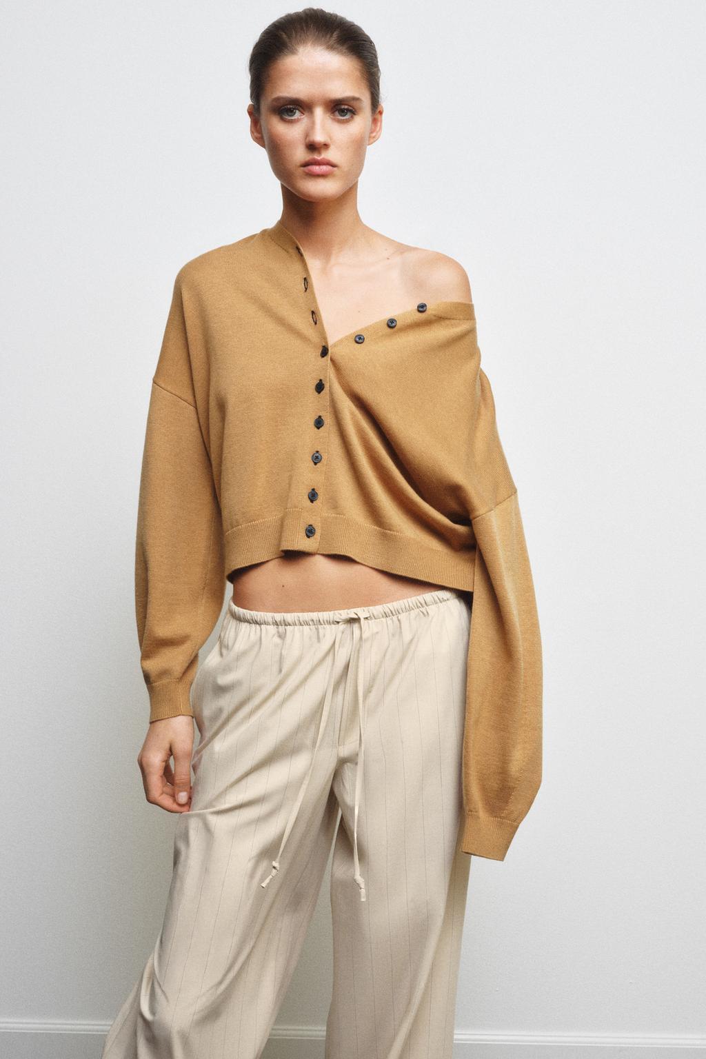 БРЮКИ В ПОЛОСКУ В ПИЖАМНОМ СТИЛЕ — ZW COLLECTION