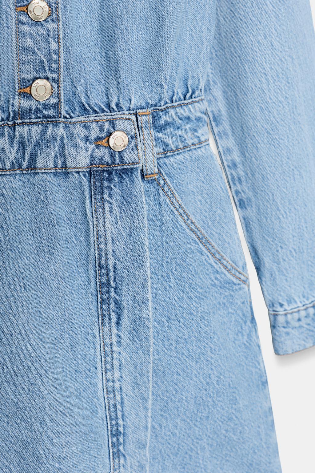 КОРОТКОЕ ДЖИНСОВОЕ ПЛАТЬЕ Z1975