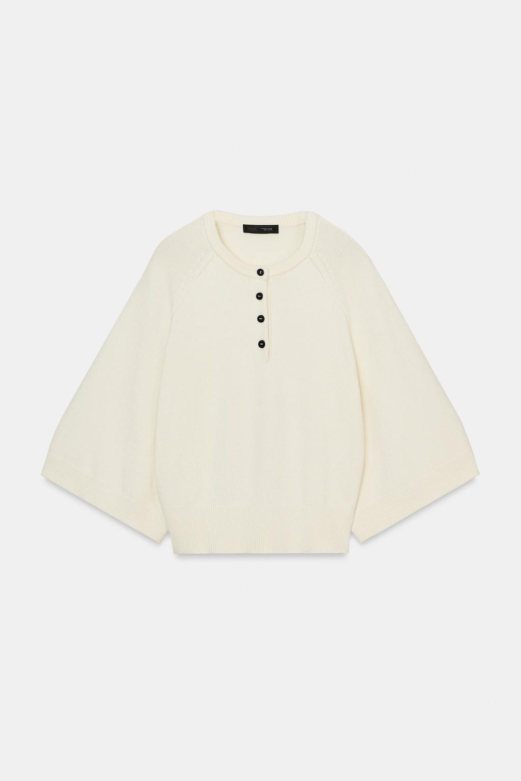 СВИТЕР С ШИРОКИМИ РУКАВАМИ