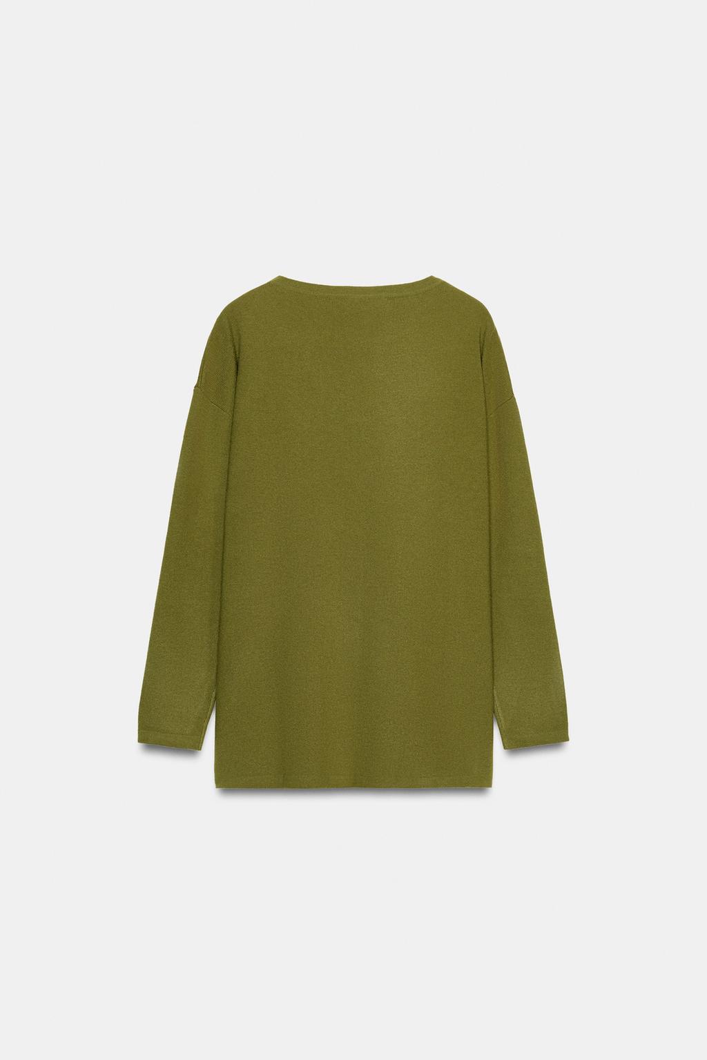 ДЛИННЫЙ ВЯЗАНЫЙ СВИТЕР