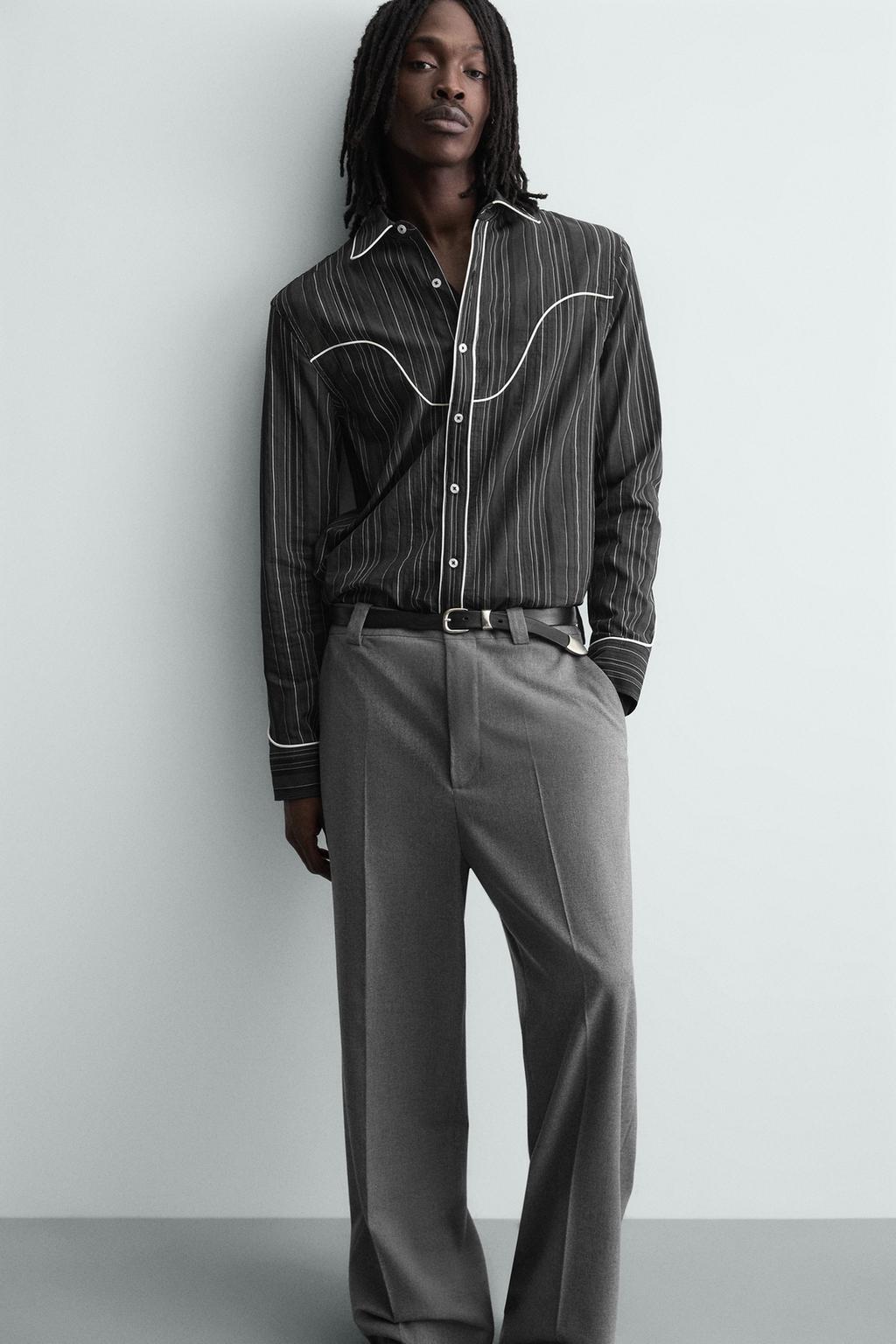 СТРУЯЩИЕСЯ БРЮКИ WIDE FIT