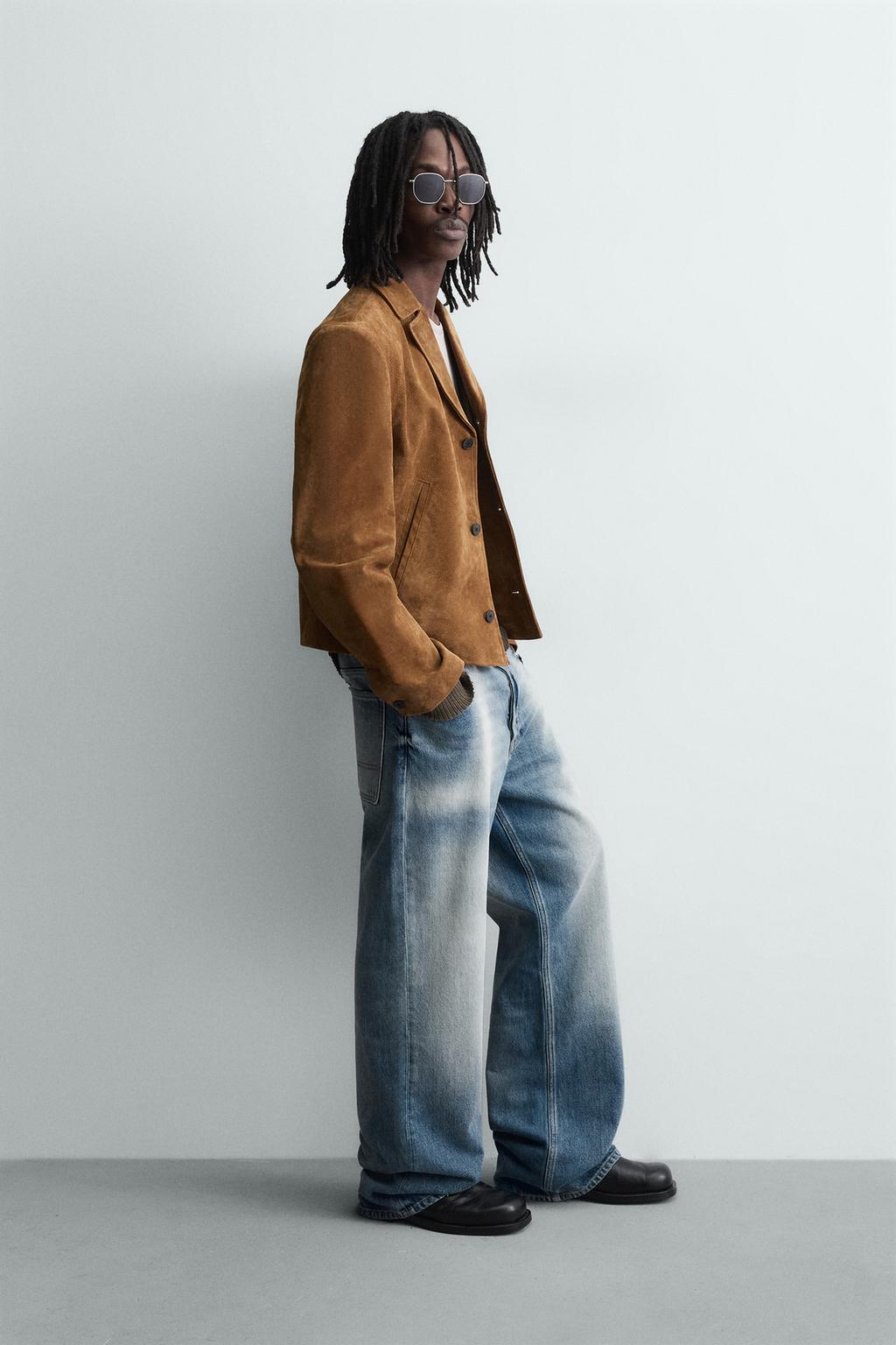 КУРТКА ИЗ ЗАМШЕВОЙ КОЖИ