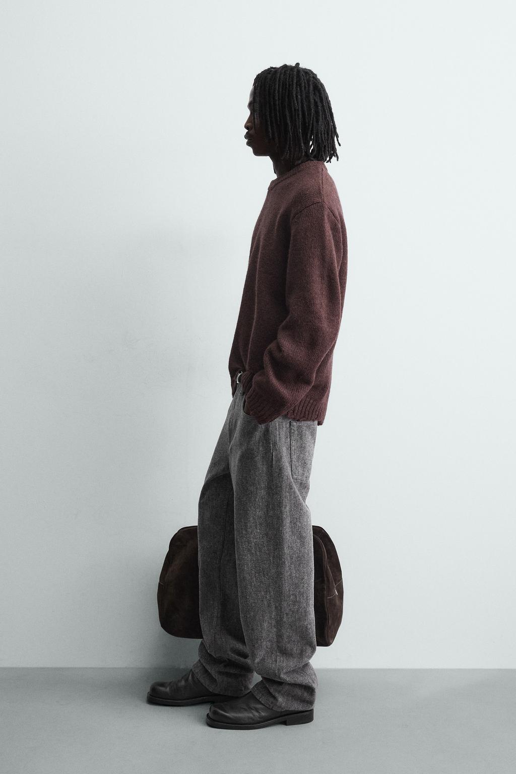 СВИТЕР С ЭФФЕКТОМ РАЗРЕЗОВ