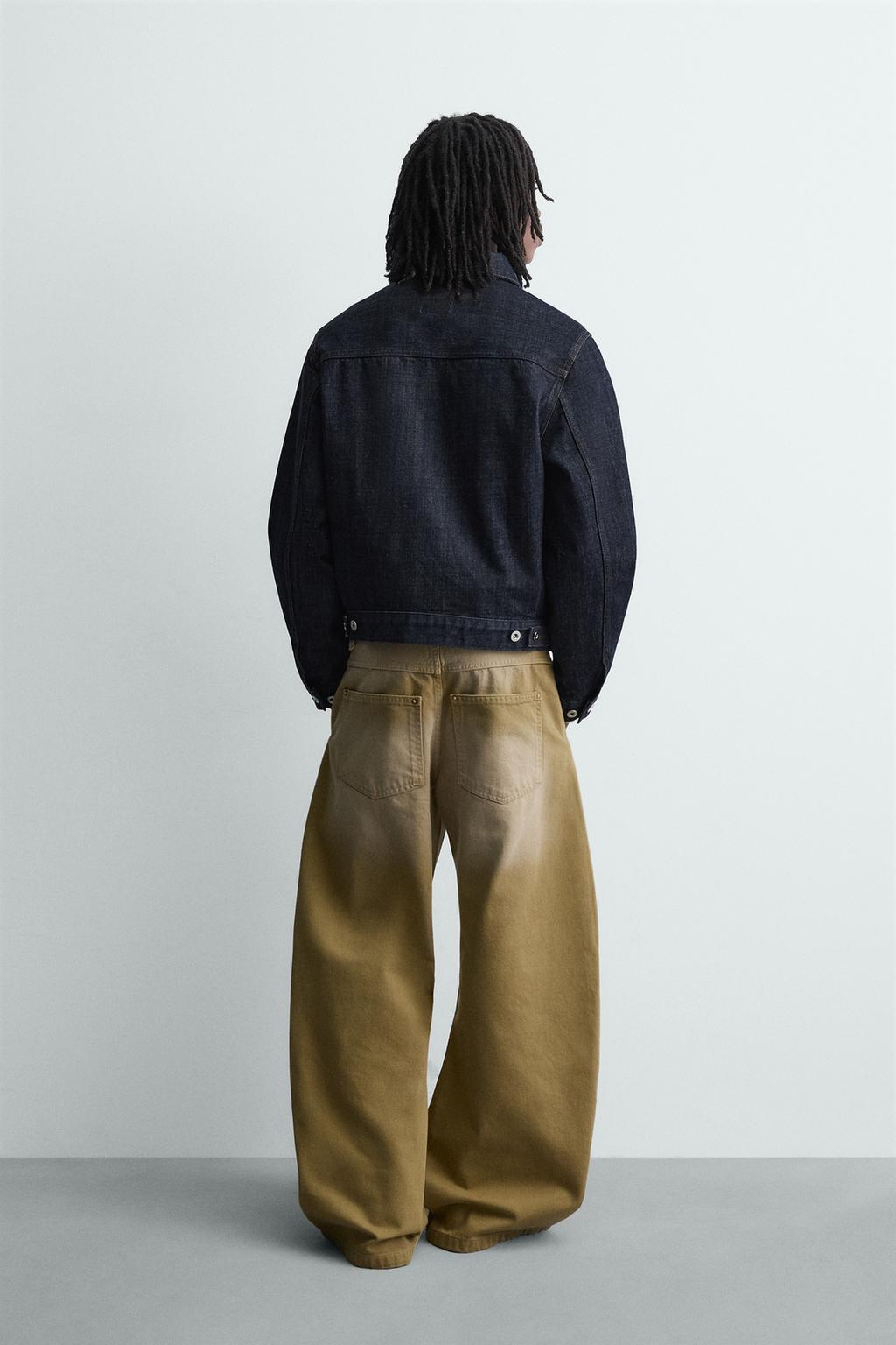 ДЖИНСЫ BALLOON FIT С ЭФФЕКТОМ ПОТЕРТОСТИ