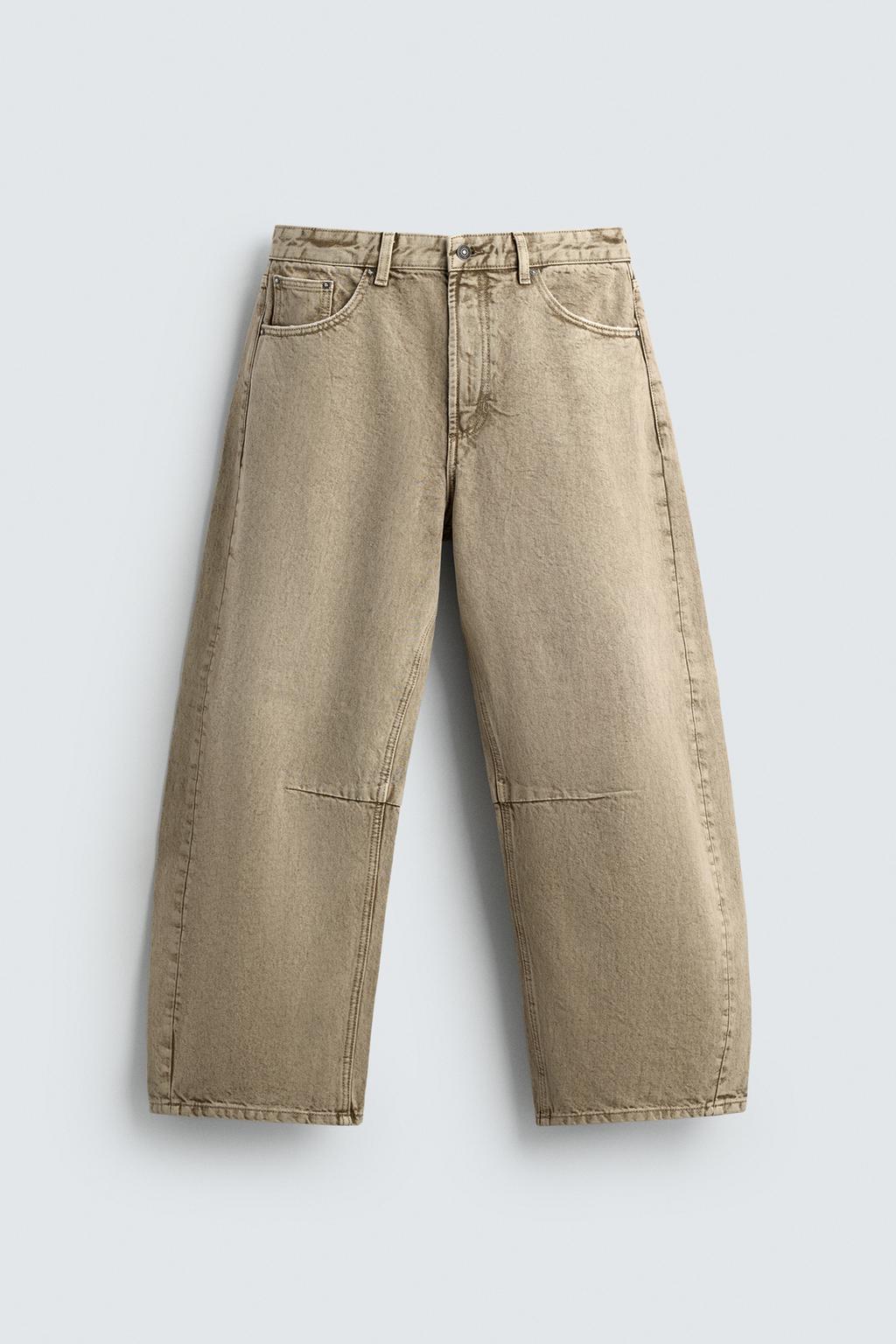 БРЮКИ BARREL FIT С ЭФФЕКТОМ ПОТЕРТОСТИ