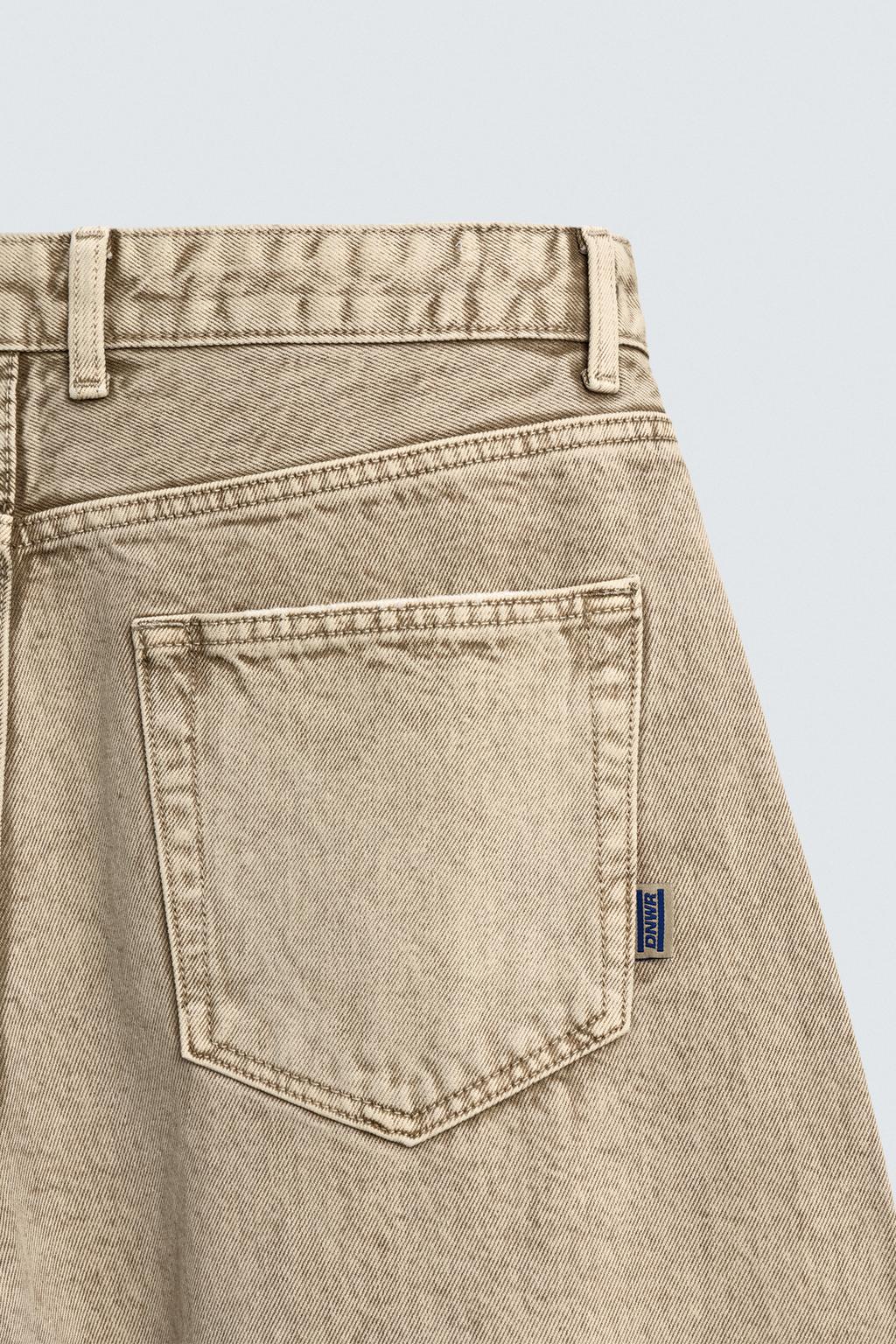 БРЮКИ BARREL FIT С ЭФФЕКТОМ ПОТЕРТОСТИ