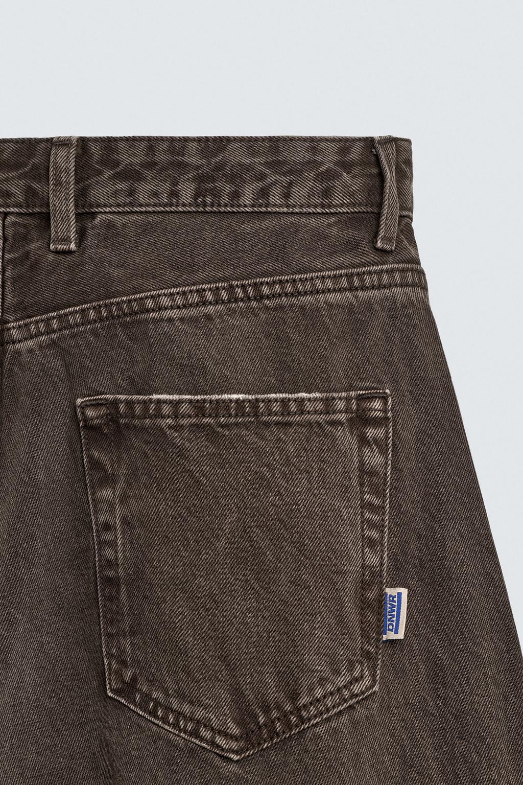 БРЮКИ BARREL FIT С ЭФФЕКТОМ ПОТЕРТОСТИ