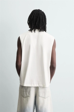 Майка с эффектом потертости- Заказать в России