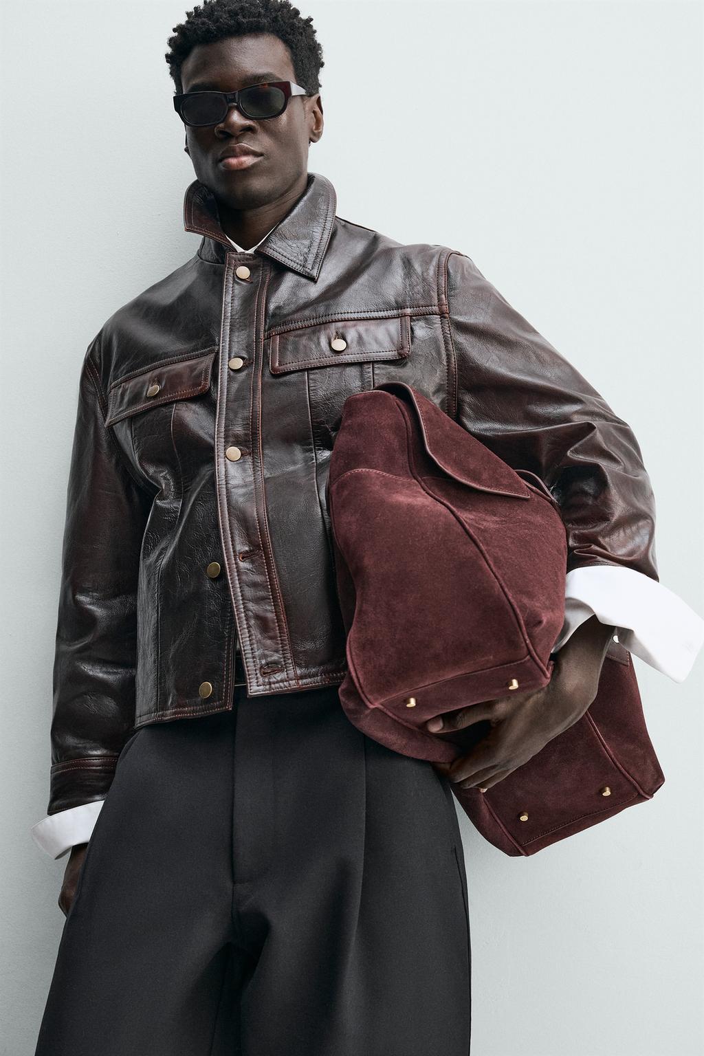 КУРТКА ИЗ МЫТОЙ КОЖИ