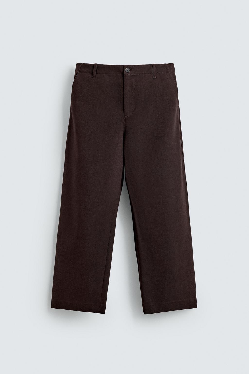 БРЮКИ BALLOON FIT ИЗ РЕЛЬЕФНОЙ ТКАНИ