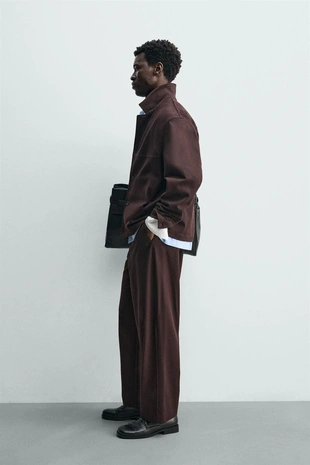 Куртка-рубашка из саржевой ткани- Заказать в России