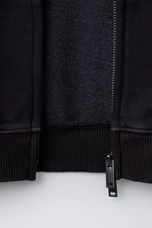 Толстовка на молнии, окрашенная в готовом виде- Заказать в России