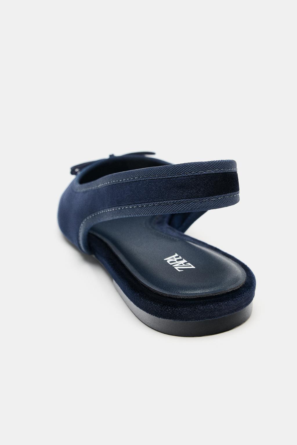 БАРХАТНЫЕ БАЛЕТКИ БЕЗ ЗАДНИКА