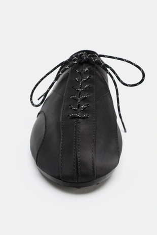 Спортивные балетки со шнуровкой- Заказать в России