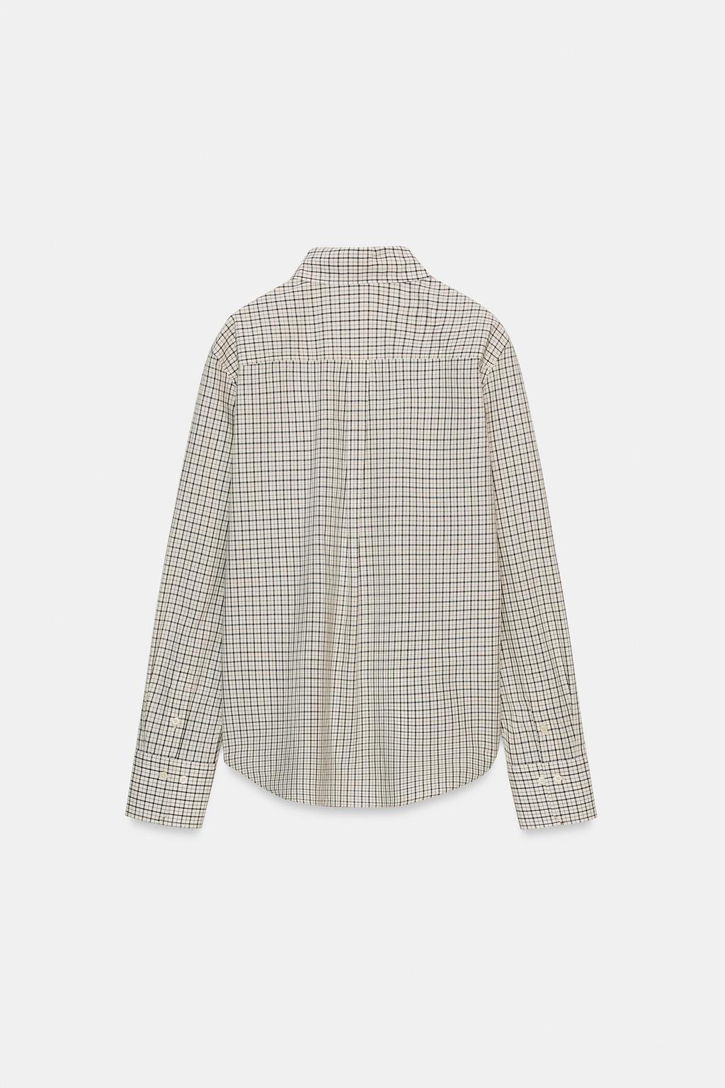 РУБАШКА В КЛЕТКУ ZW COLLECTION