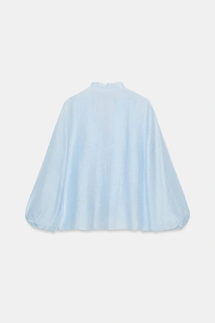 Блуза с воланами- Заказать в России