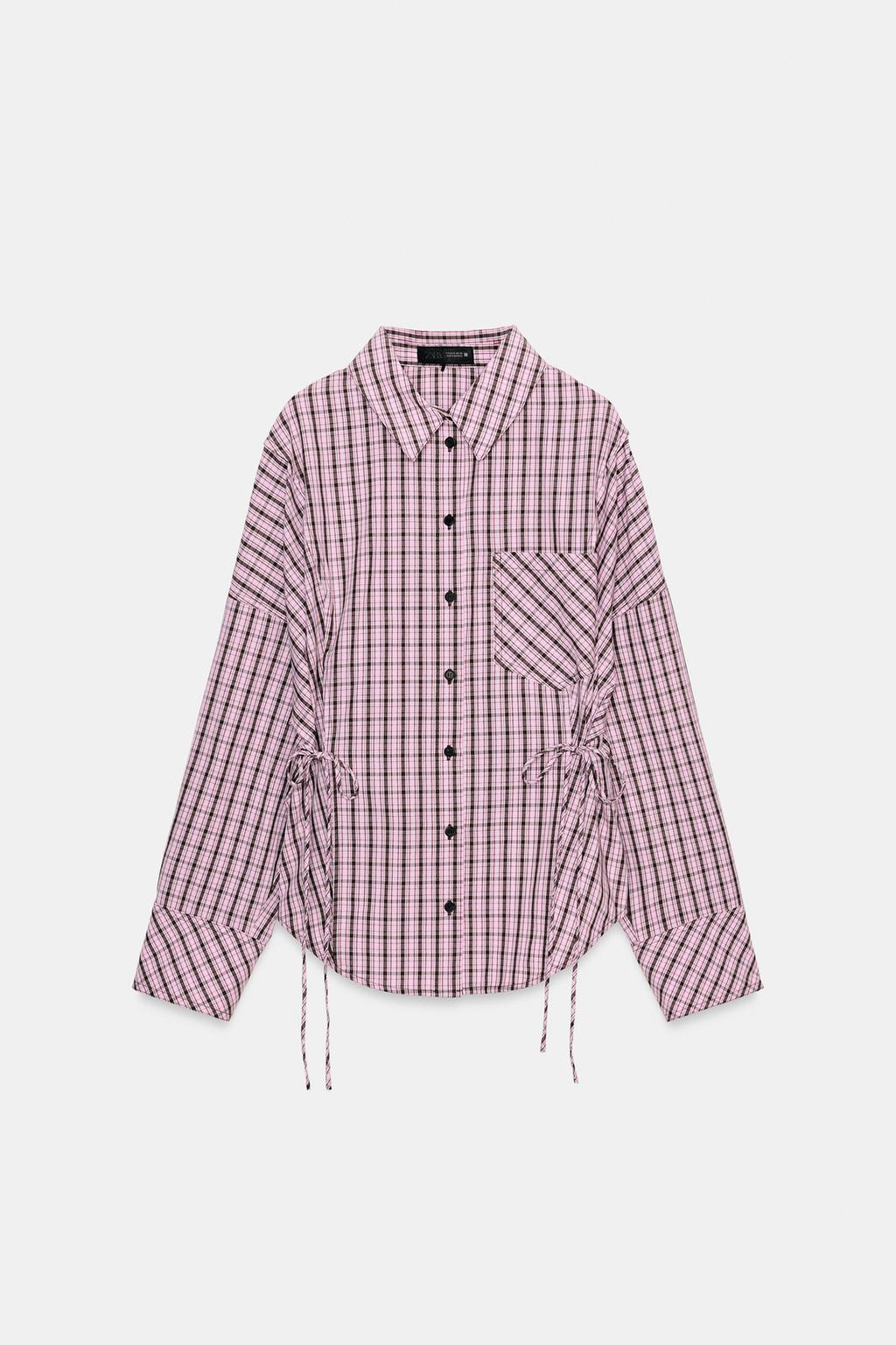 РУБАШКА В КЛЕТКУ МУЛЬТИПОЗИЦИОННАЯ