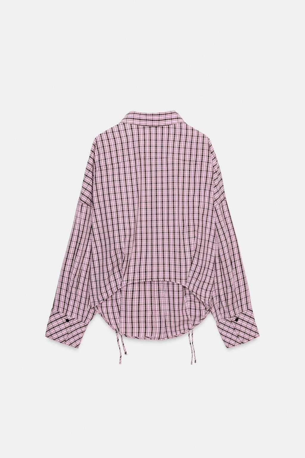 РУБАШКА В КЛЕТКУ МУЛЬТИПОЗИЦИОННАЯ