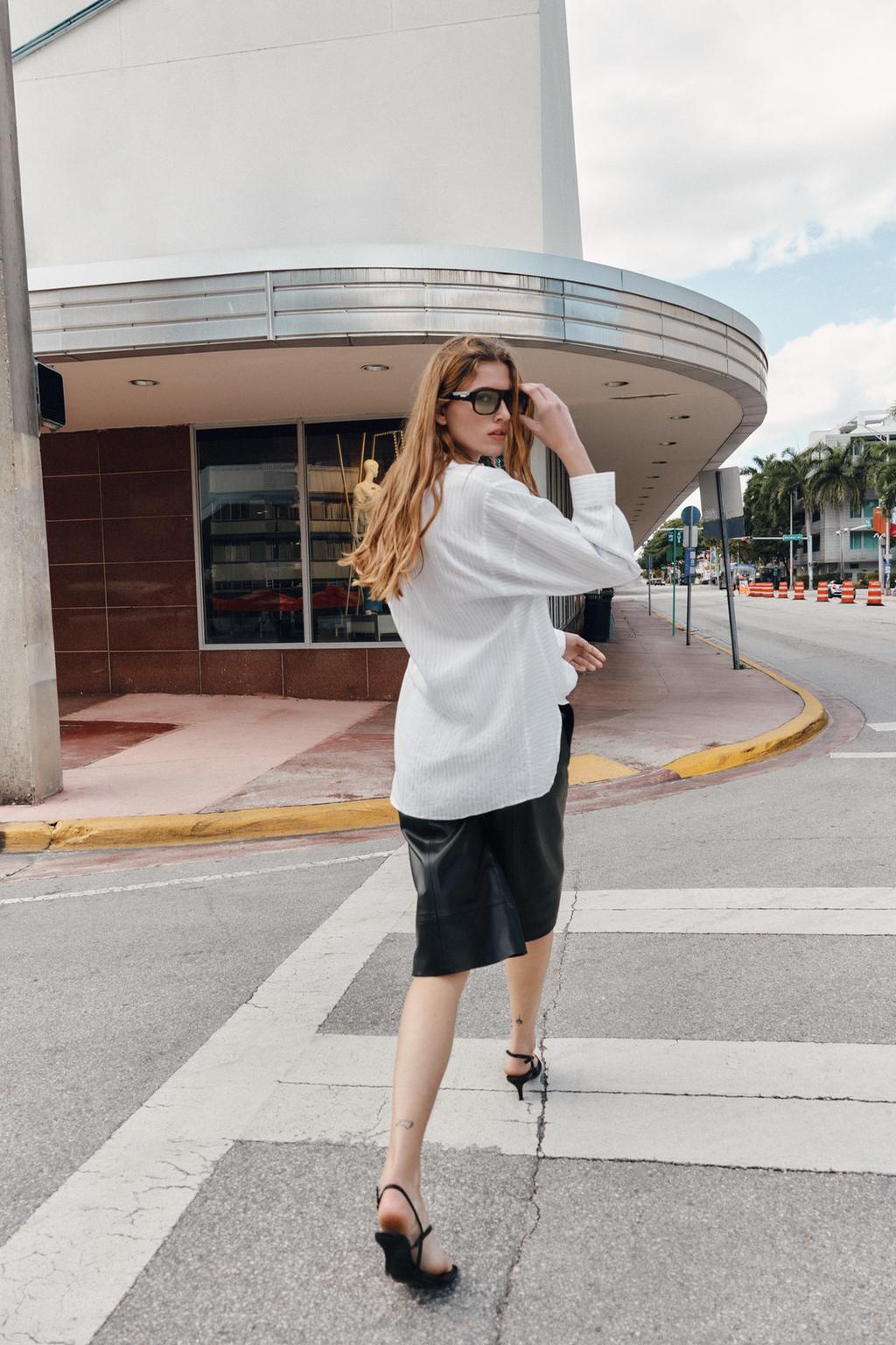 РУБАШКА OVERSIZE В ПОЛОСКУ