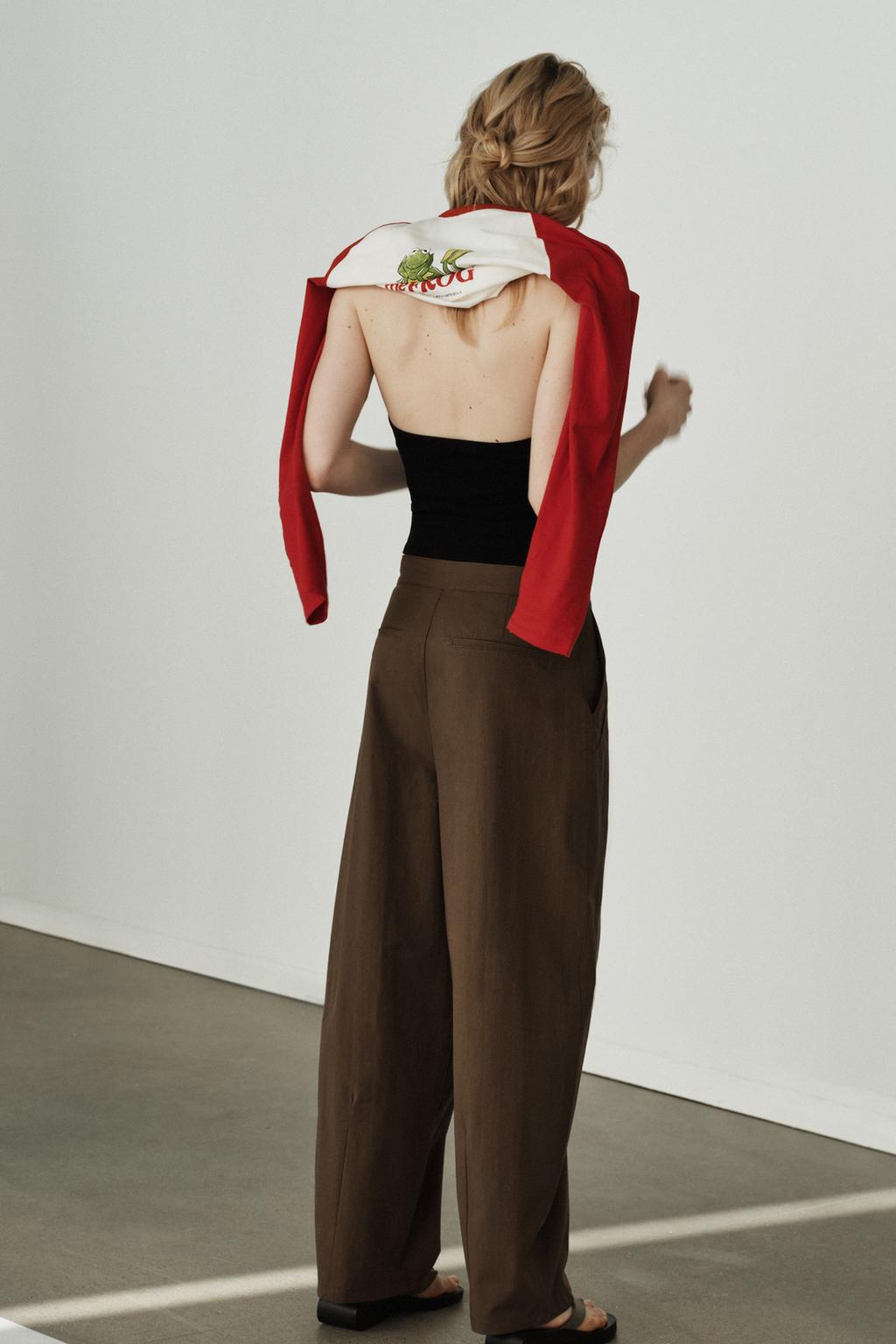 БРЮКИ BALLOON СО СКЛАДКАМИ