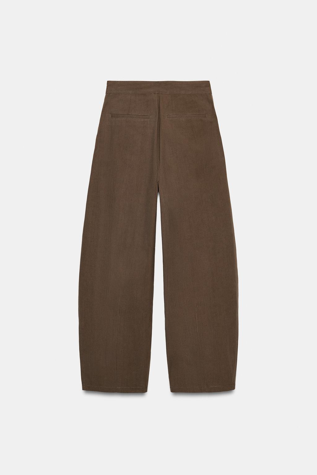 БРЮКИ BALLOON СО СКЛАДКАМИ