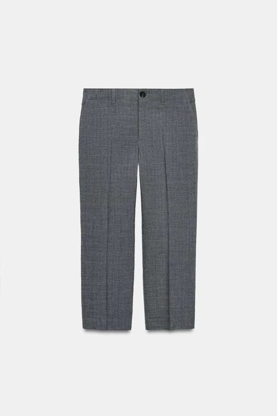 БРЮКИ ПРЯМОГО КРОЯ В КЛЕТКУ — коллекция Zara «ZW»