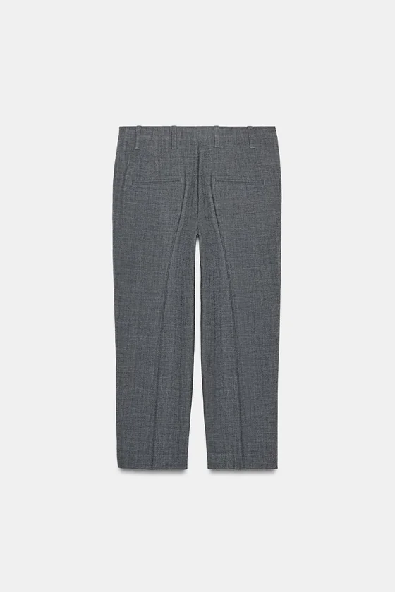 БРЮКИ ПРЯМОГО КРОЯ В КЛЕТКУ — коллекция Zara «ZW»