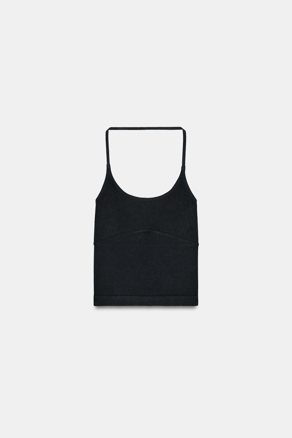 БЕСШОВНЫЙ ТОП С ГОРЛОВИНОЙ ХАЛТЕР