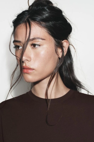 Длинное платье со сборками- Заказать в России