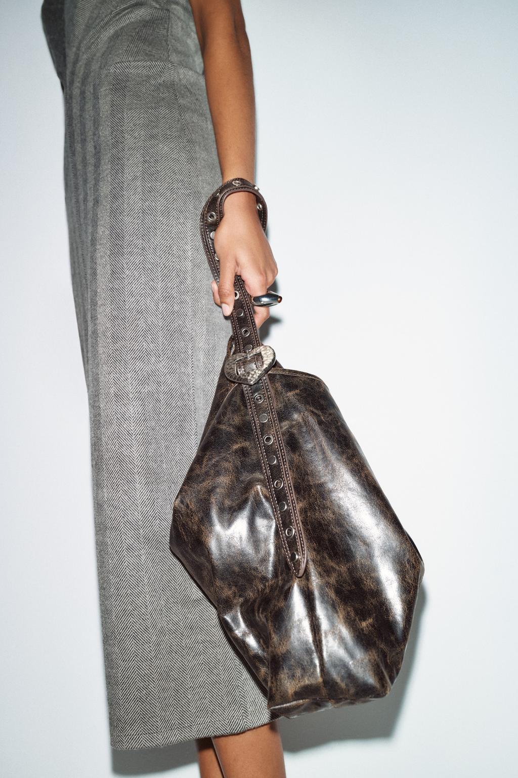 СУМКА-ШОПЕР С ЗАКЛЕПКАМИ