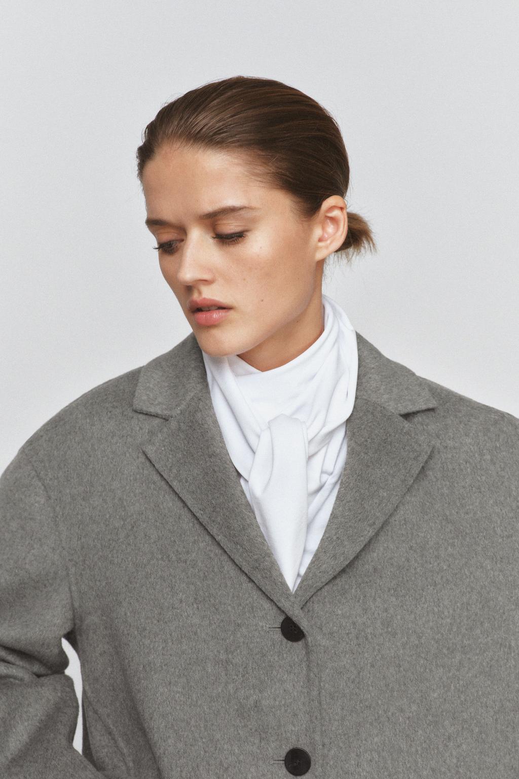 БЛЕЙЗЕР ИЗ СМЕСОВОЙ ШЕРСТИ — ZW COLLECTION