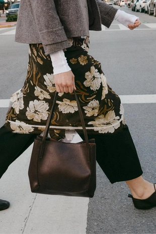 Сумка-шопер с деталями- Заказать в России