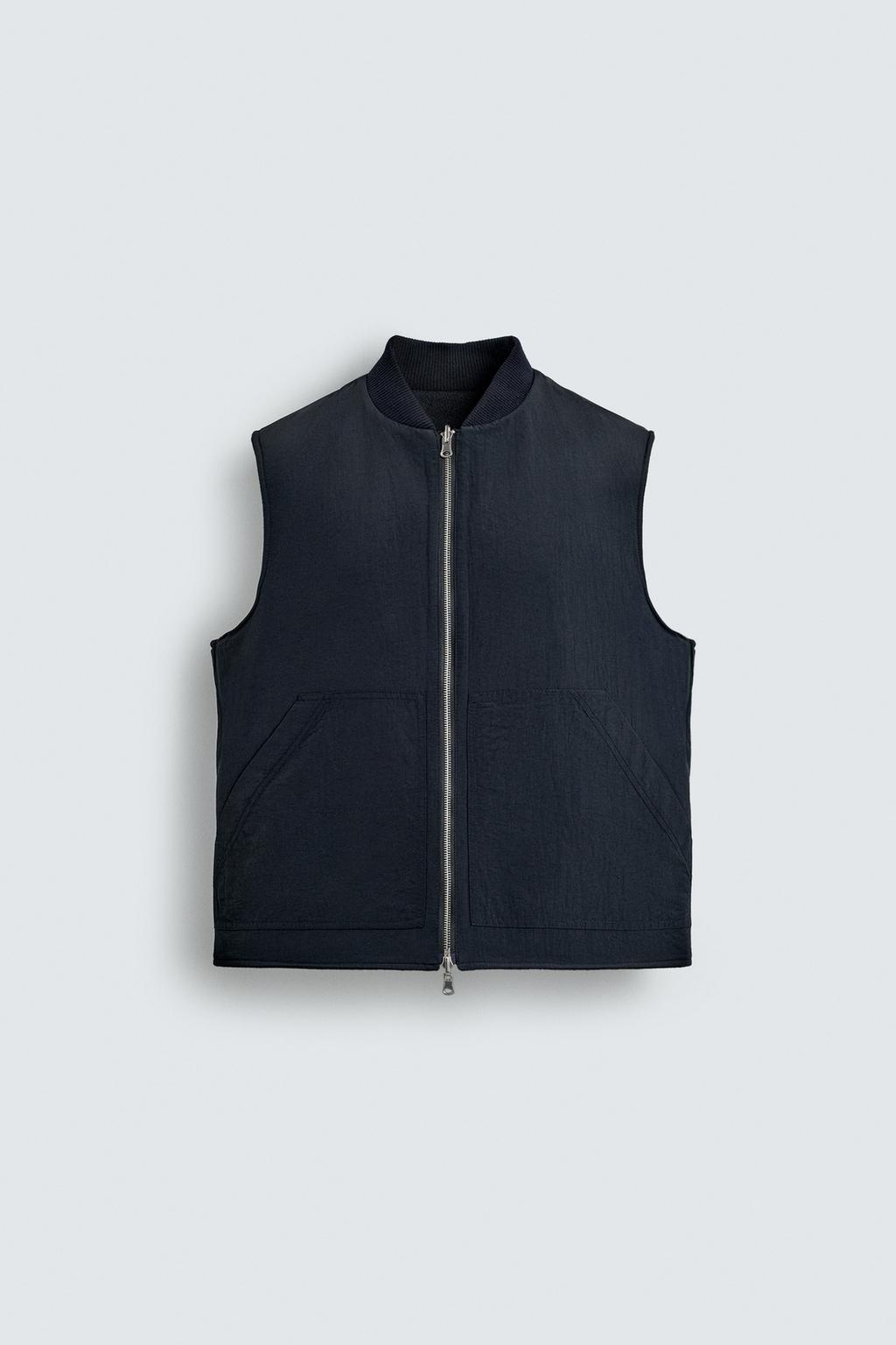 ДВУСТОРОННИЙ ЖИЛЕТ ИЗ ВЫСОКОТЕХНОЛОГИЧНОЙ ТКАНИ