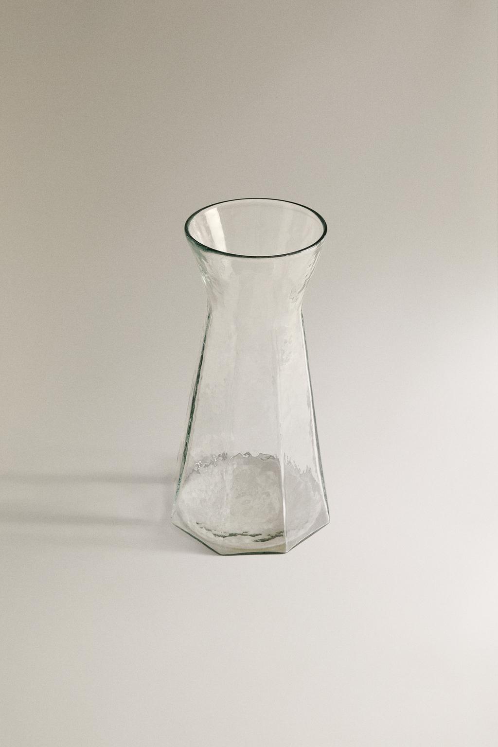 Ваза из фацетированного стекла