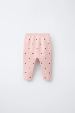 Трикотажные брюки с сердцами- Заказать в России