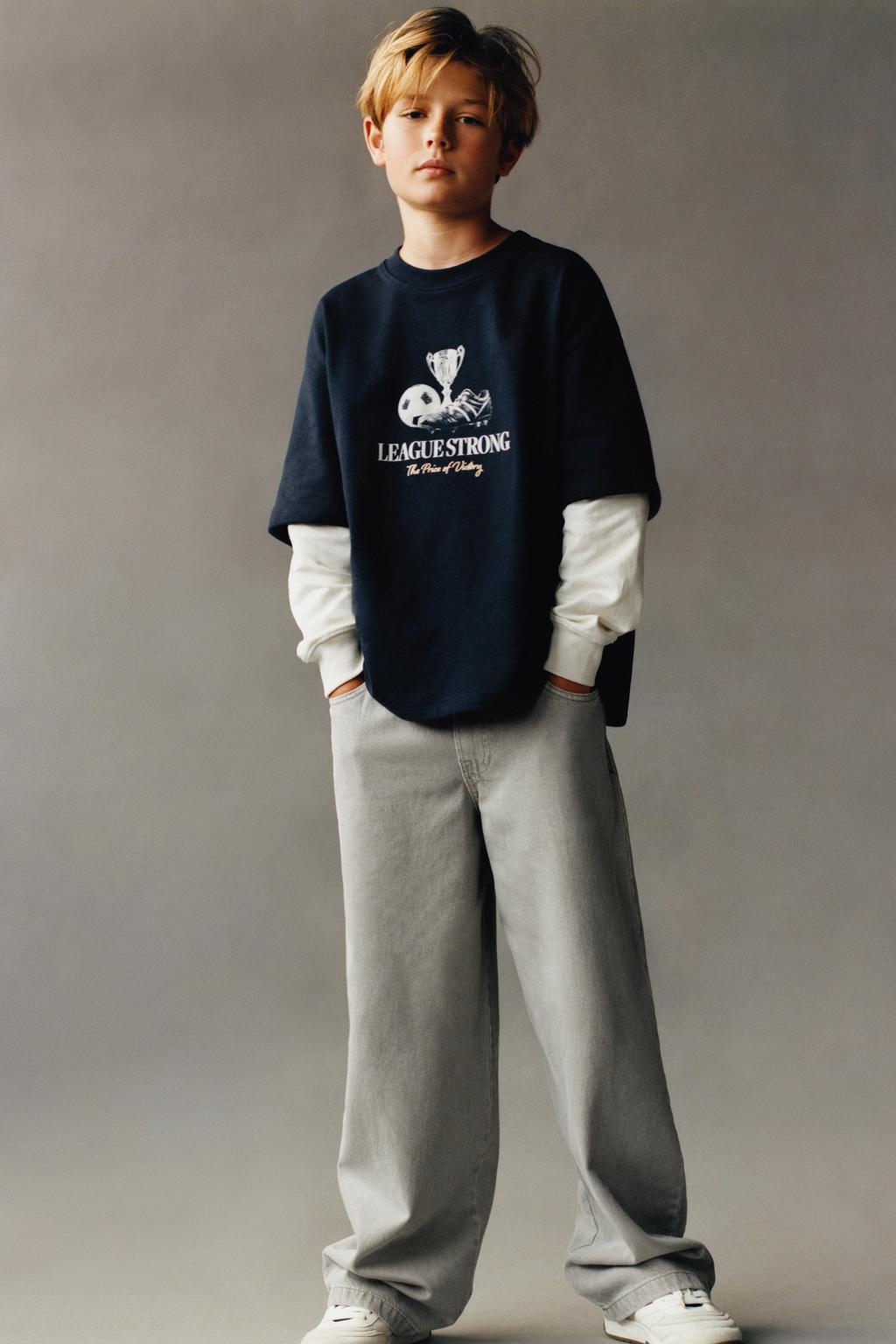 ЛОНГСЛИВ ФУТБОЛЬНЫЙ С ДВОЙНЫМИ РУКАВАМИ