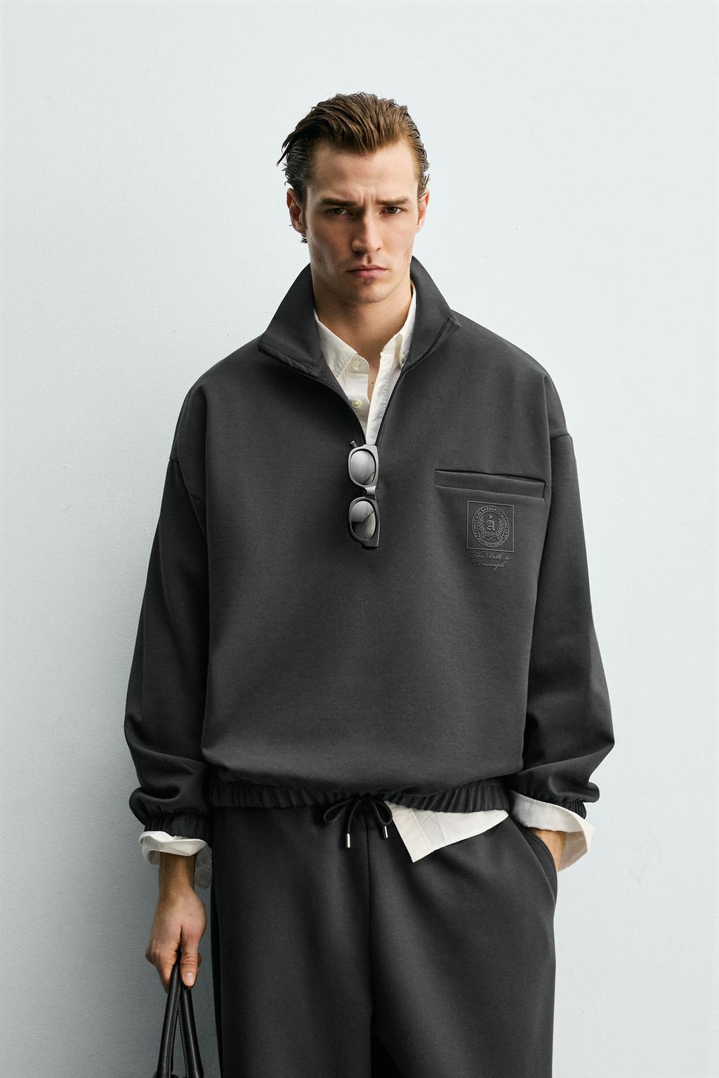 ТОЛСТОВКА С ПРИНТОМ ЩИТА