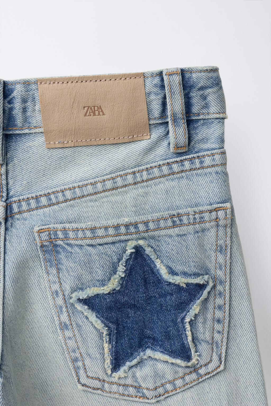 ДЖИНСЫ WIDE LEG С ЗАКЛЕПКАМИ