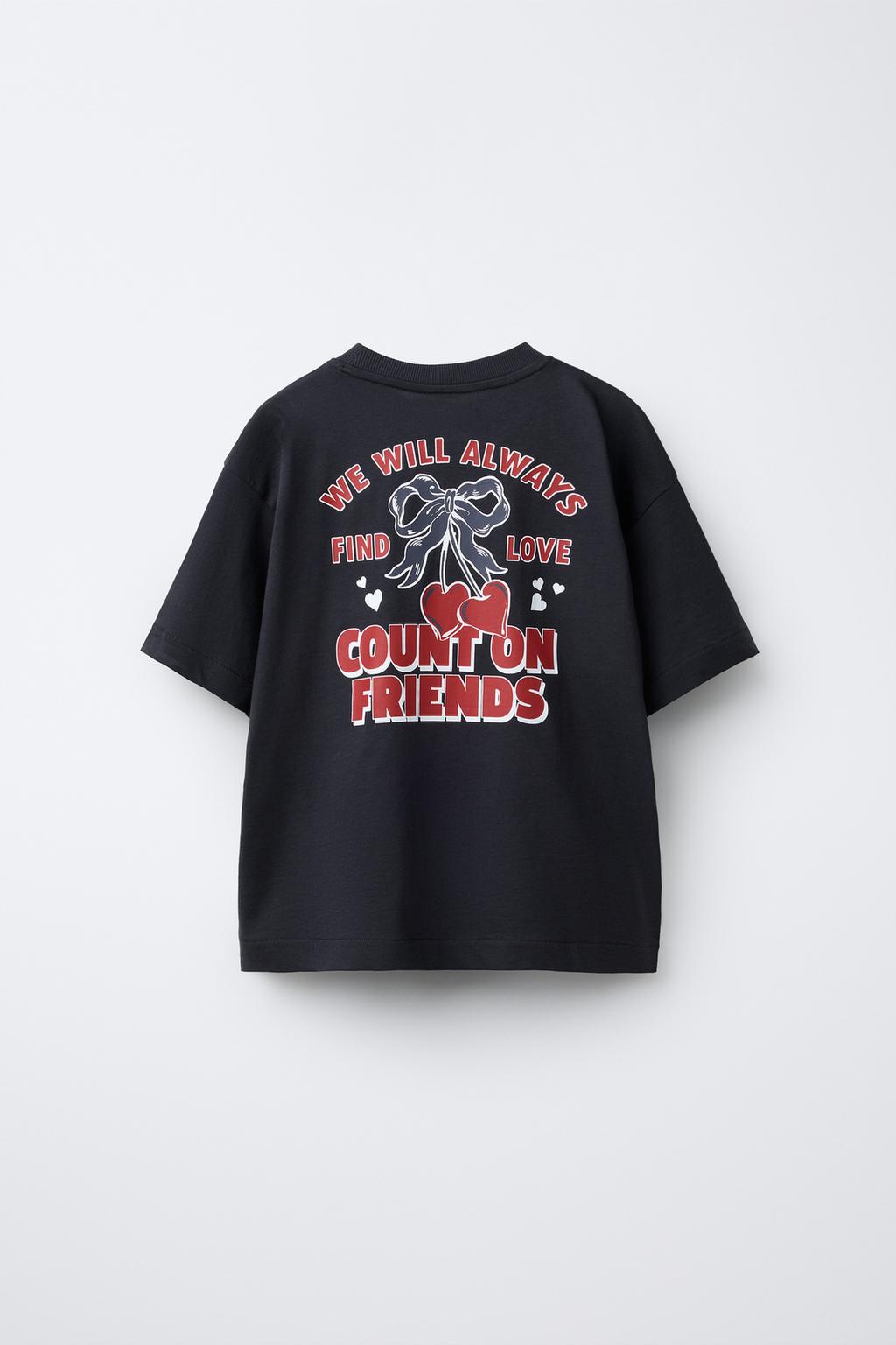 ФУТБОЛКА С ПРИНТОМ «СЕРДЕЧКИ»