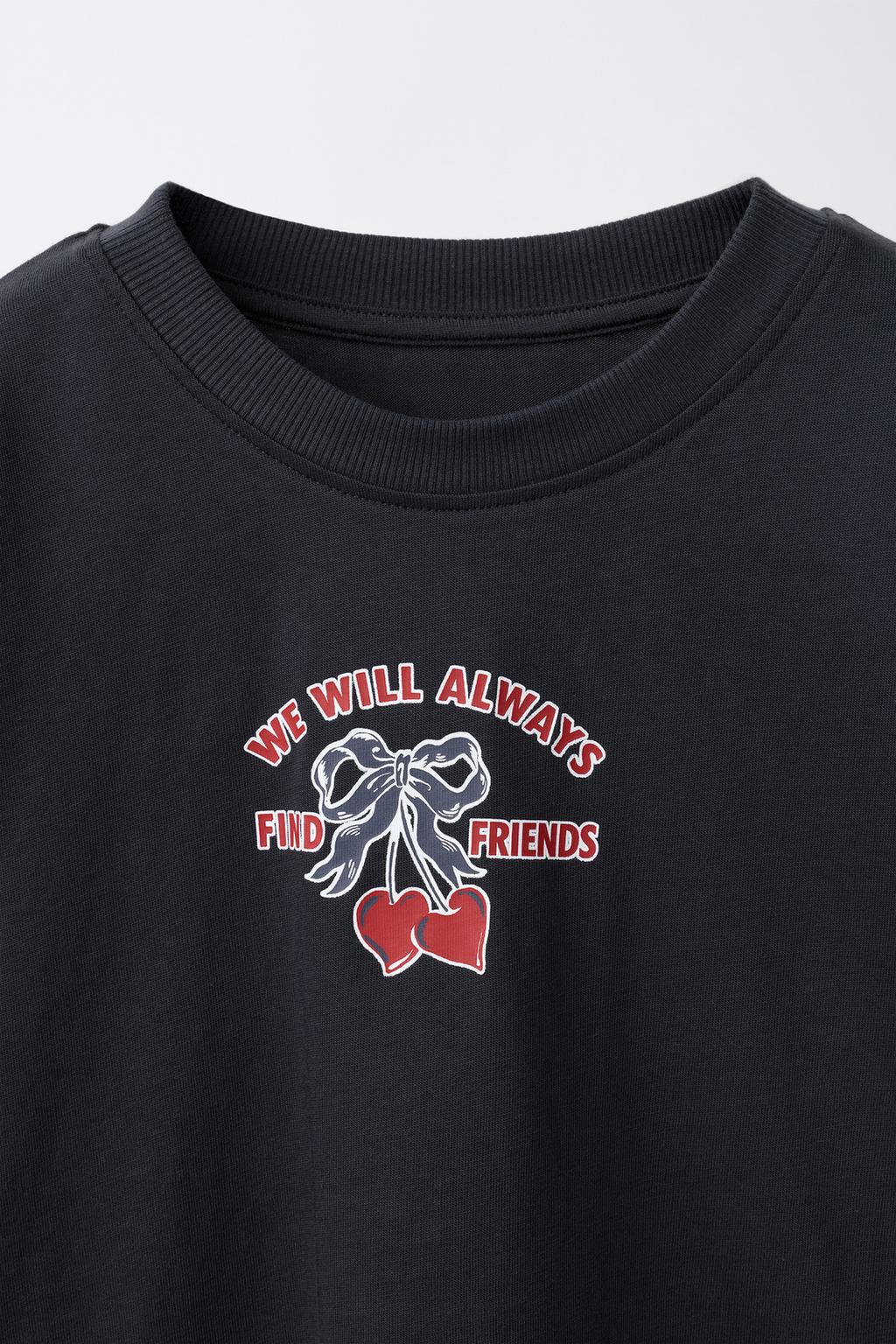 ФУТБОЛКА С ПРИНТОМ «СЕРДЕЧКИ»